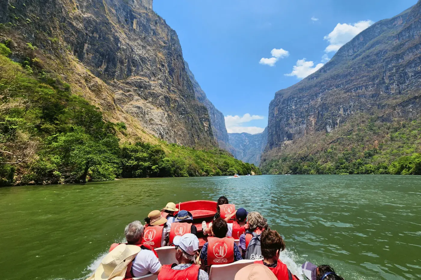 Recorrido en el Cañón del Sumidero