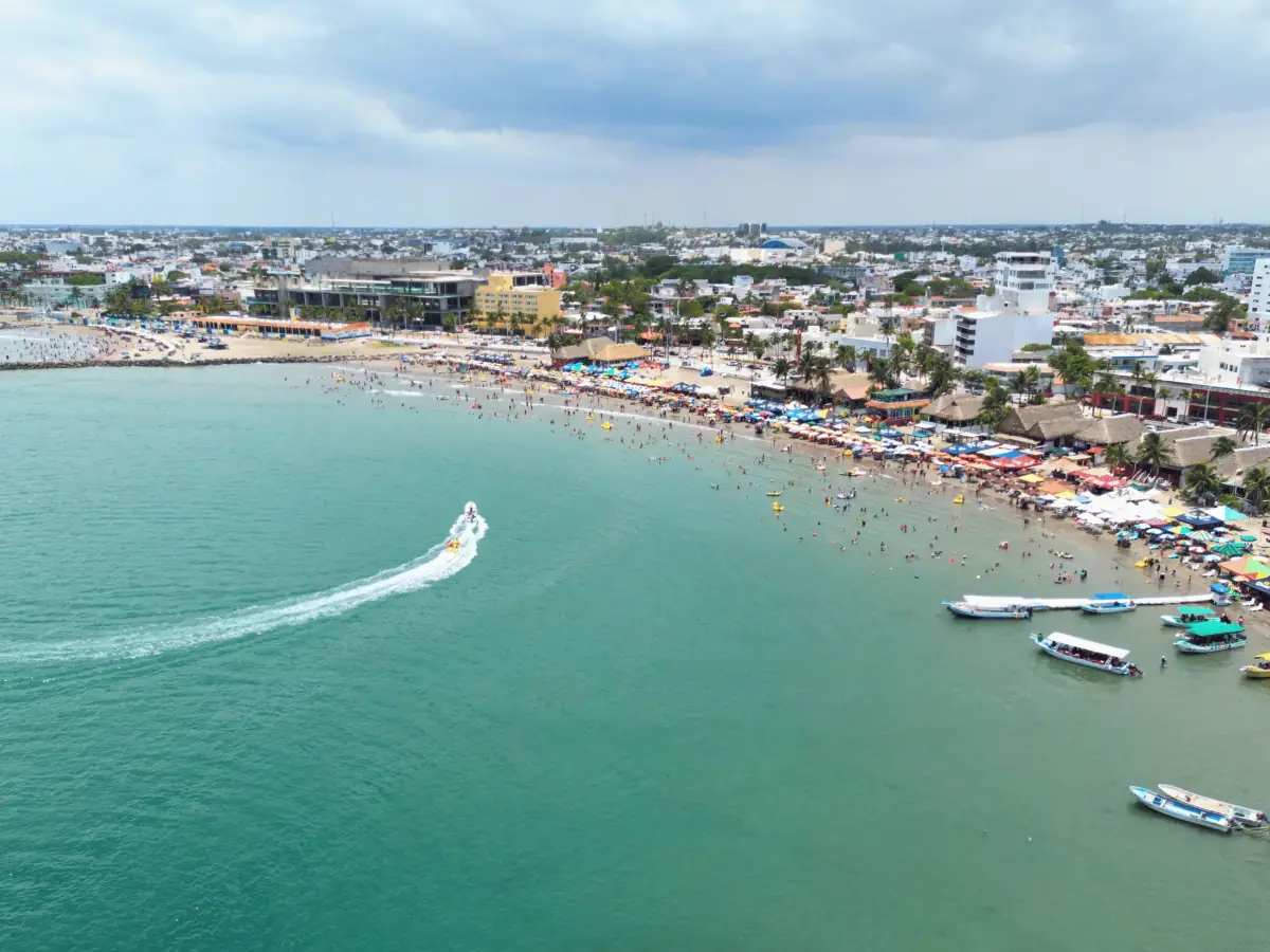 Panorámica de la playa